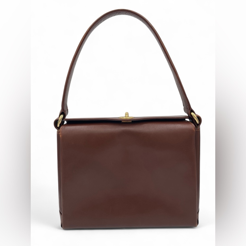 Vintage Gucci Triple Compartment Turn-lock Shoulder Bag / Purse